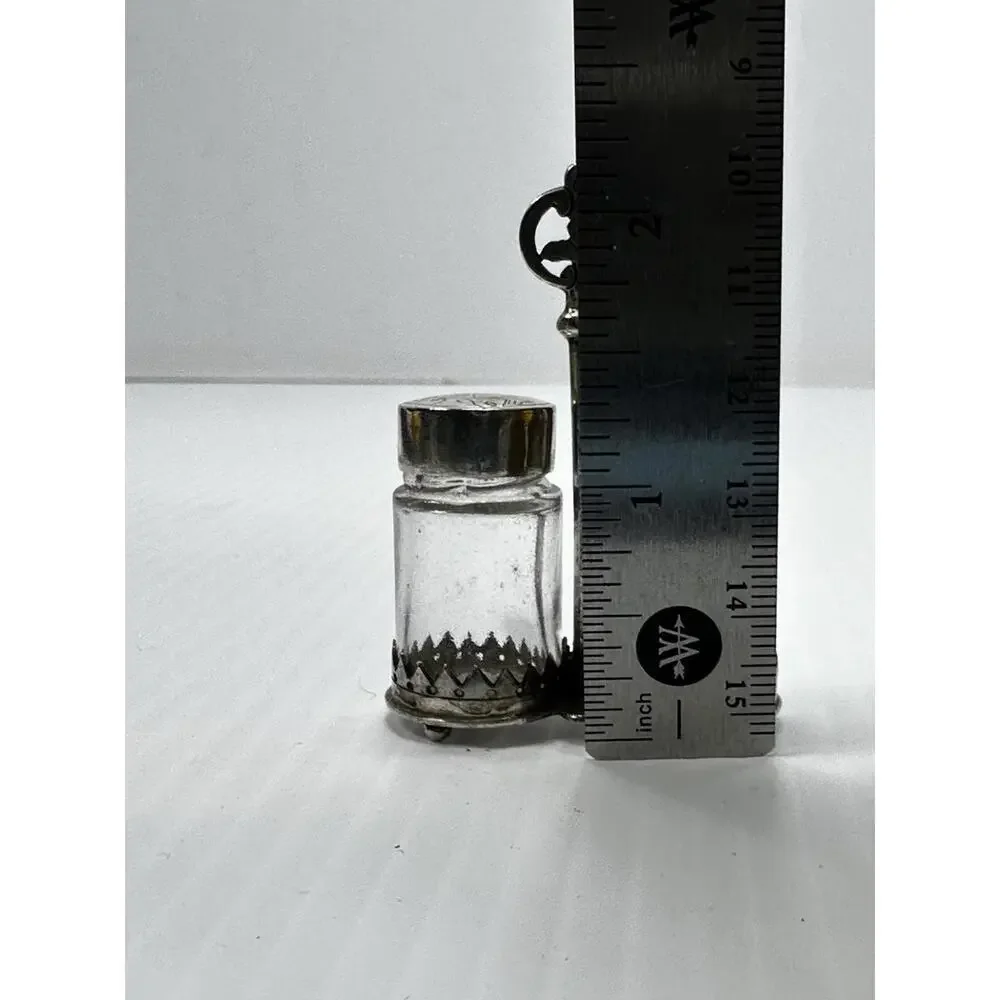 Mini Salt & Pepper Caddy Asian Chinese‎ Characters Text On The Tops